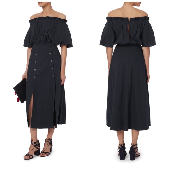 SALONI Dakota Off-The-Shoulder‎ Dress - Picture 1 of 7